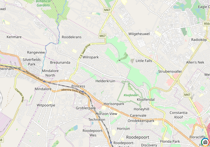 Map location of Helderkruin